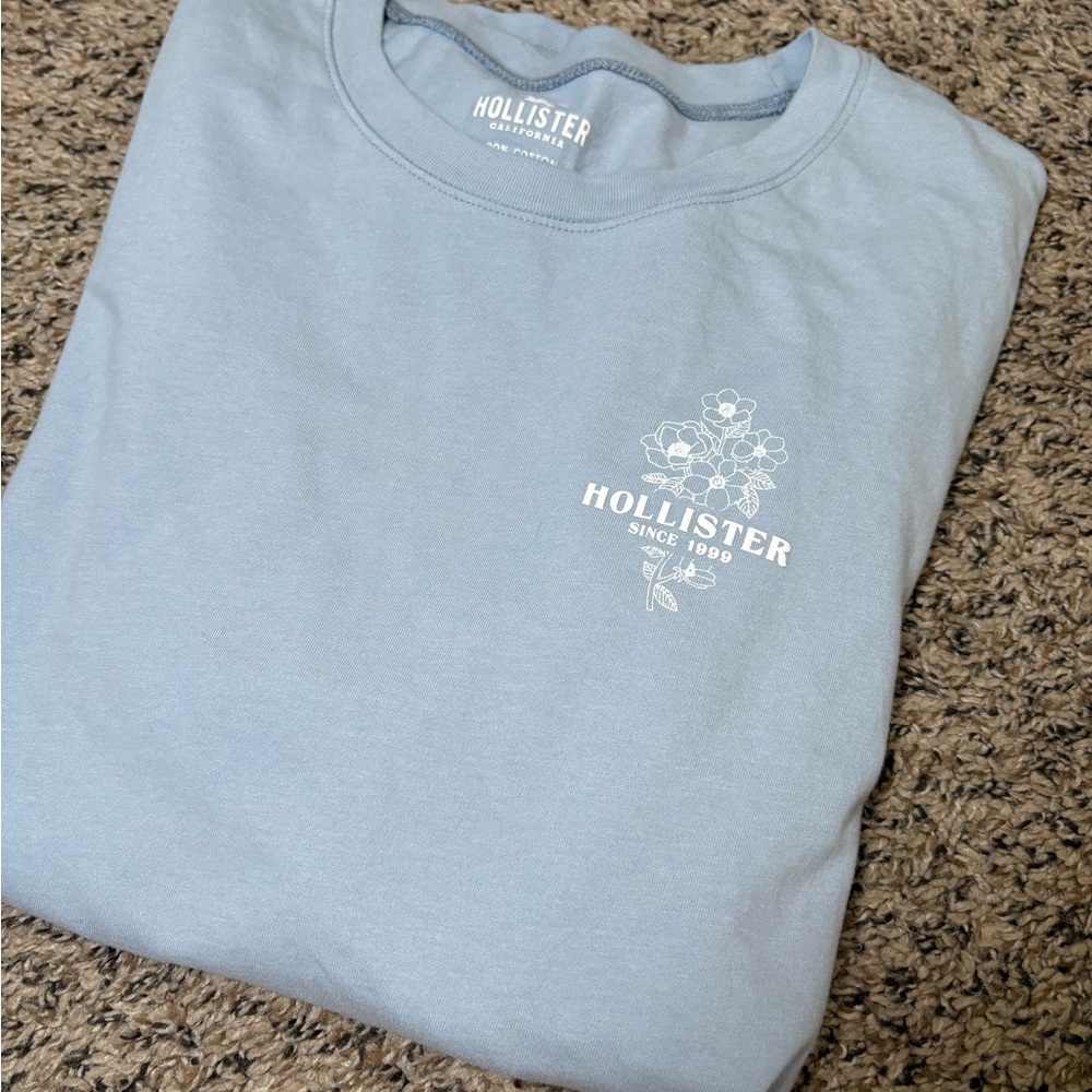 Hollister Blue Graphic long sleeve